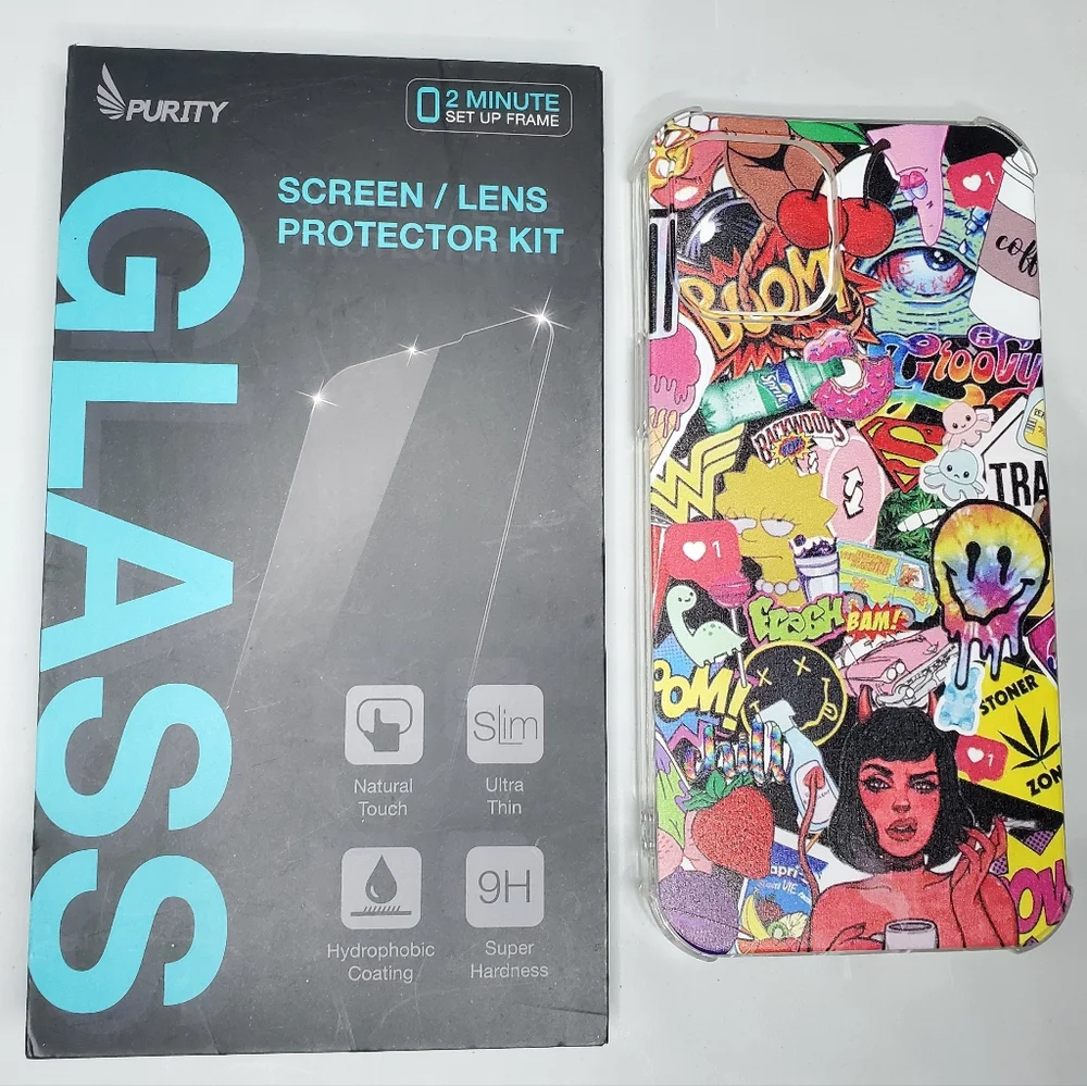 iPhone 12 Pro Max Case & Screen Protector Bundle - Picture 1 of 5